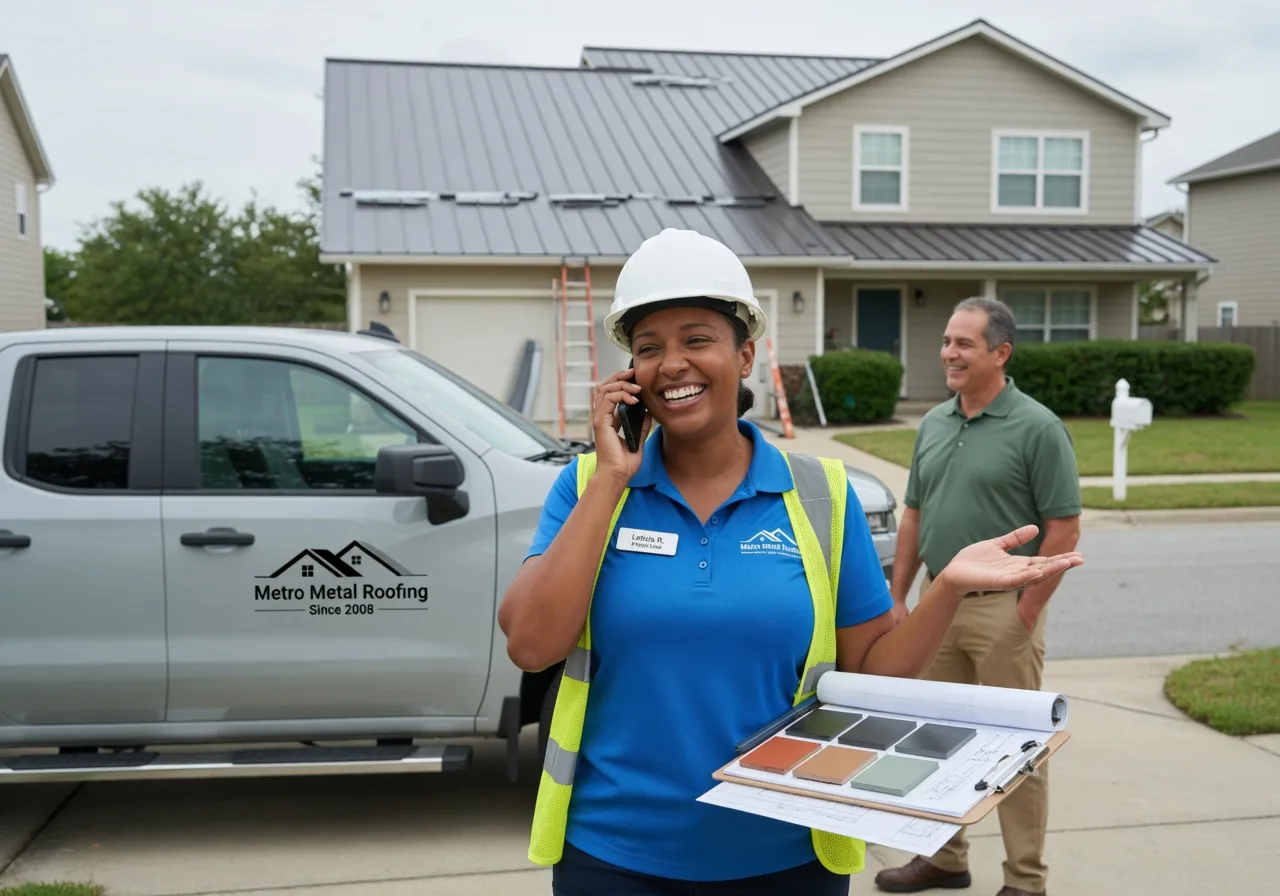 Storm Damage Metal Roof Repair in Kersey, PA